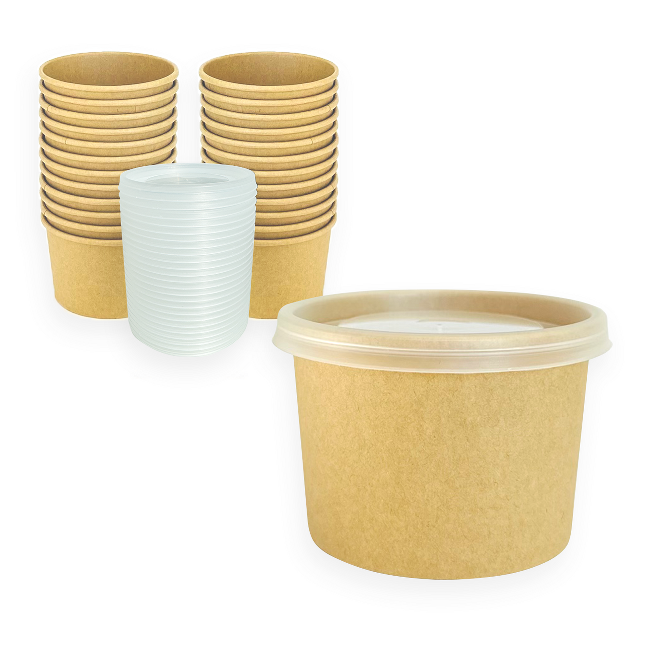 Kraft cups