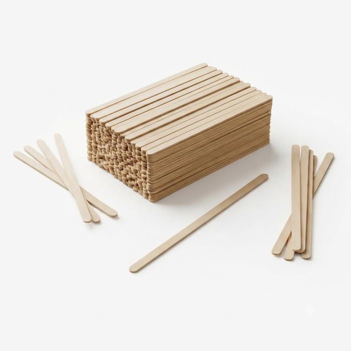 10000 Stk. Rührstäbchen Holz 14cm